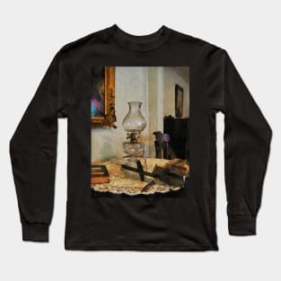 Americana - Glass Lamp and Stereopticon Long Sleeve T-Shirt